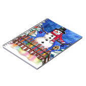 ガーデン雪だるま ノートブック (左側)