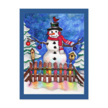 ガーデン雪だるま