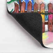 ガーデン雪だるま マウスパッド (コーナー)