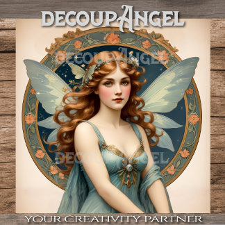 ガーデン静かデクページの妖精 薄葉紙