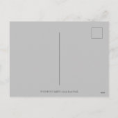 ガーデン骨格の骨、フォークアートムーン、蛾 シーズンポストカード (裏面)