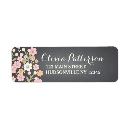 ガーデン魅力的フローラリースII住所 シール (正面)