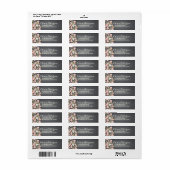 ガーデン魅力的フローラリースII住所 シール (フルシート)