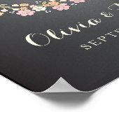 ガーデン魅力的フローラリースII結婚のポスター ポスター (角)