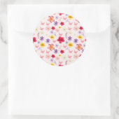 ガーデン魅力的紙プレート ラウンドシール (バッグ)