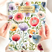 ガーデン鮮やかウォーターカラーフローラ名前をカスタムする プランナー手帳