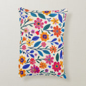 ガーデン鮮やかグローアクセント枕 アクセントクッション (裏面(縦))