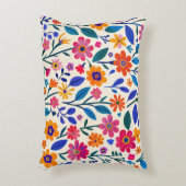 ガーデン鮮やかグローアクセント枕 アクセントクッション (正面(垂直))