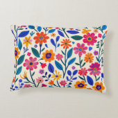 ガーデン鮮やかグローアクセント枕 アクセントクッション (裏面)