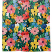 ガーデン鮮やかシャワーカーテン シャワーカーテン (正面)