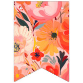 ガーデン鮮やかパーティー バンティングフラッグ (第1の旗)