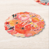 ガーデン鮮やかパーティー ペーパーコースター (アングル)