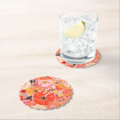 ガーデン鮮やかパーティー ペーパーコースター (インサイチュ)