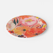 ガーデン鮮やかパーティー ペーパープレート (アングル)