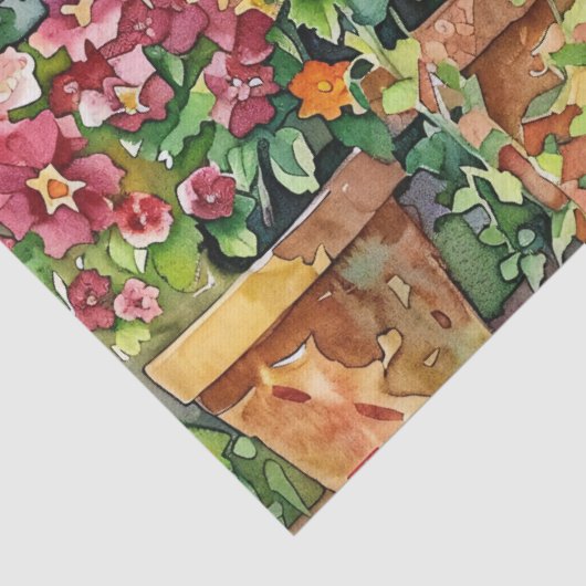 ガーデン鮮やかフローラ水の色の分離 薄葉紙 (詳細)