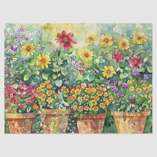 ガーデン鮮やかフローラ水の色の分離 薄葉紙 (正面)