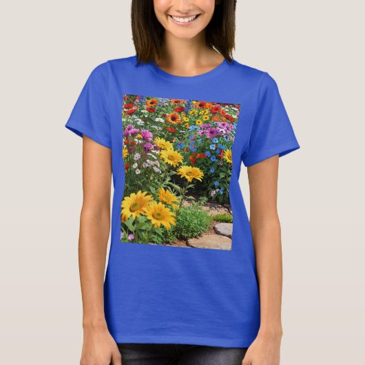 ガーデン鮮やかブリス Tシャツ (正面)