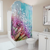 ガーデン鮮やか花模様イン春 シャワーカーテン (インサイチュ)