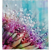 ガーデン鮮やか花模様イン春 シャワーカーテン (正面)