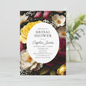 ガーデン鮮やか開花コテージコアブライダルシャワー 招待状 (スタンド正面)
