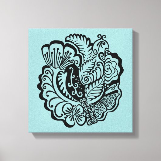 ガーデン鳥張りキャンバス印刷 キャンバスプリント (正面)