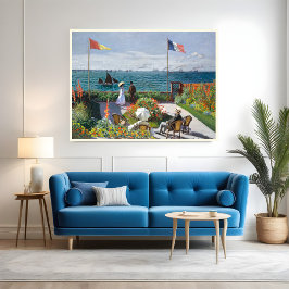 ガーデン・アットザインテ・アドレッセ，モネ ポスター