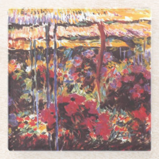 ガーデン・イン・ジヴェルニー – Claude Monet - c1900 ガラスコースター