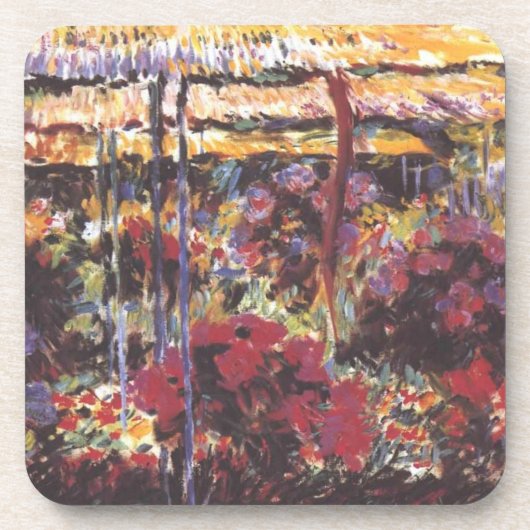 ガーデン・イン・ジヴェルニー – Claude Monet - c1900 コースター (正面)
