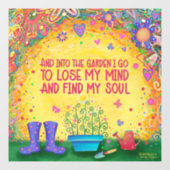 ガーデン ウィンドウ スティッカー「Inspirivity」 ウィンドウサイン (シート)