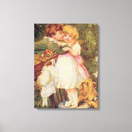 ガーデン・ウォールの上 キャンバスプリント (正面)