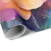 ガーデン・オブ・ウォーター・カラー・開花 ラッピングペーパー (ロールコーナー)