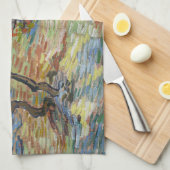 ガーデン・オブ・ゲッセマネ、オリーブの山バイ・ヴァン・ゴッホ キッチンタオル (四つ折り)