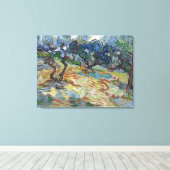ガーデン・オブ・ゲッセマネ、オリーブの山バイ・ヴァン・ゴッホ キャンバスプリント (インサイチュ (ウッドフロア))