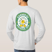 ガーデン・オブ・デイジーレトロTシャツ Tシャツ (裏面)