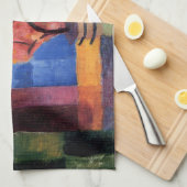 ガーデン・オン・トゥン湖バイマ威厳があるーク、ヴィンテージ・アート キッチンタオル (四つ折り)