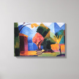 ガーデン・オン・トゥン湖バイマ威厳があるーク、ヴィンテージ・アート キャンバスプリント