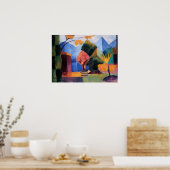 ガーデン・オン・トゥン湖バイマ威厳があるーク、ヴィンテージ・アート ポスター (キッチン)