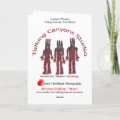 ガーデン・オ・ウィディン・トーキング・キャニオンズ,ニューメキシコ カード (裏面)