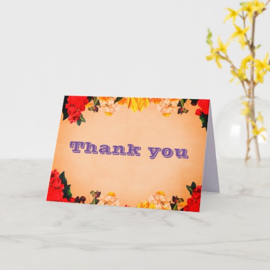 ガーデン カード (黄色い花)