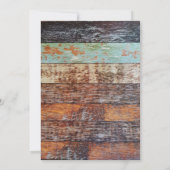 ガーデン・クリーチャー素朴・ガーデンパーティー 招待状 (裏面)