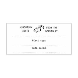 ガーデン シード セーバー パケット ゴムスタンプ ラバースタンプ