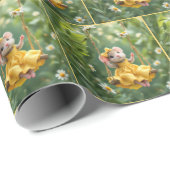 ガーデン・スイングの少女マウス ラッピングペーパー (ロールコーナー)