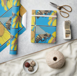 『ガーデン・ダンス』絵を描がオン ラッピングペーパー