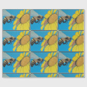 『ガーデン・ダンス』絵を描がオン ラッピングペーパー (フラット)