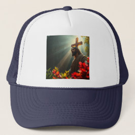 ガーデン・トラック運転手の帽子のイエス・キリスト キャップ