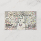 ガーデン・パスとニワトリby Gustavクリムト 名刺 (正面)