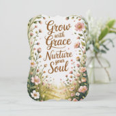 ガーデン・パス・シーンがグレース引用文 カード (スタンド正面)