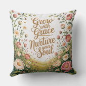 ガーデン・パス・シーンがグレース引用文 クッション (裏面)