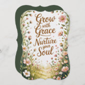 ガーデン・パス・シーンがグレース引用文 ノートカード (正面/裏面)