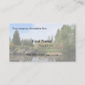 ガーデン、パーク、レクリエーションの名刺 名刺 (裏面)